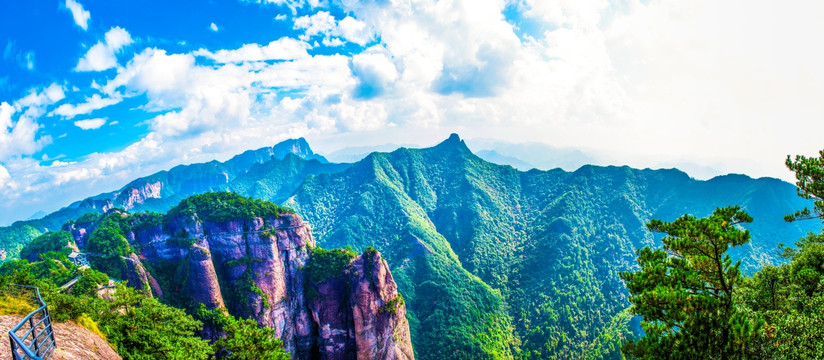 神仙居风光 山景 山峰