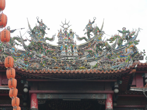 台湾寺庙屋顶