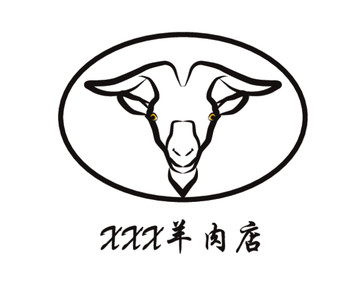 羊肉店logo