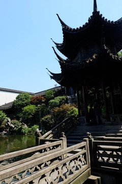 中国风建筑 中式园林 亭子