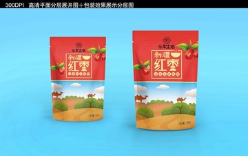 新疆红枣包装设计加效果