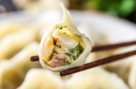 茴香扇贝饺子