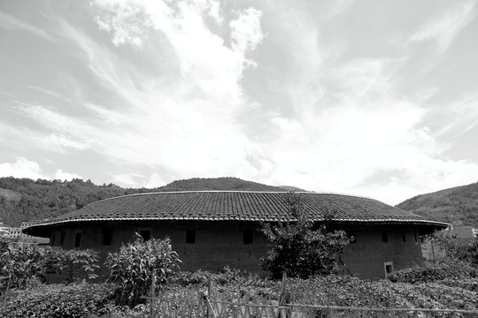 土楼 福建土楼 老照片