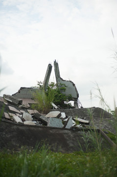 广州琶洲废墟房子