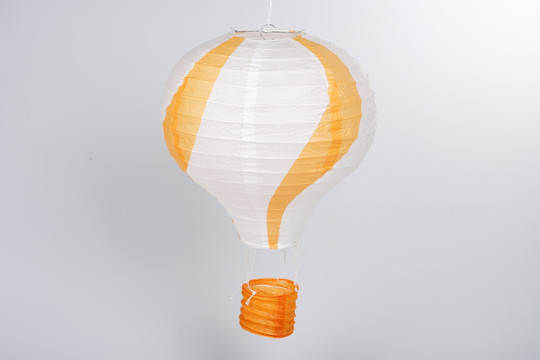热气球形纸灯笼 橙色