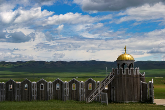 蒙古汗城风景