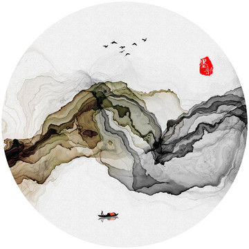 水墨画 意境水墨