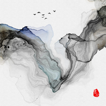 水墨画 意境水墨