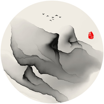 意境水墨装饰画