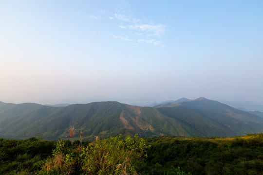 五皇山 群山云海