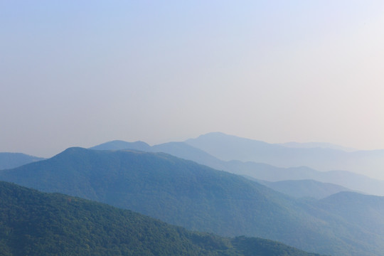 五皇山 群山云海