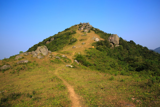 五皇山 山坡