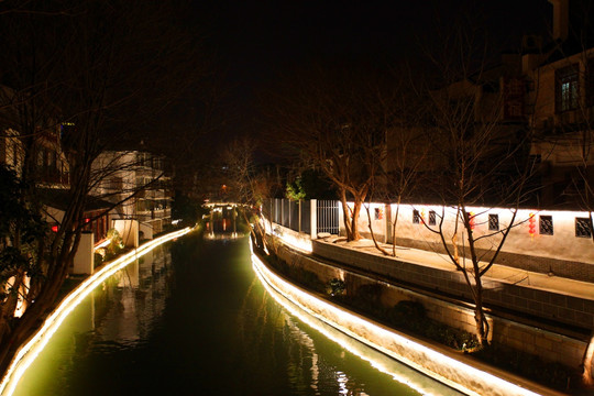 南京 秦淮河 夜景 灯光 历史