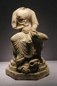唐代的地藏菩萨坐像