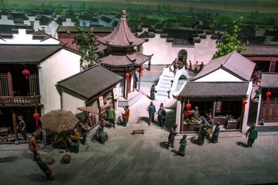 古代京城集市街景