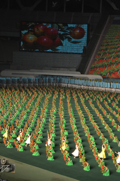 朝鲜阿里郎大型表演