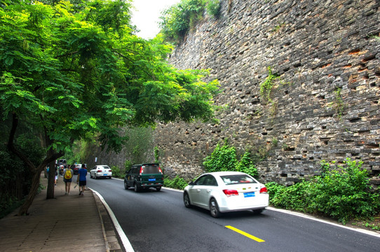 南京明城墙林荫路