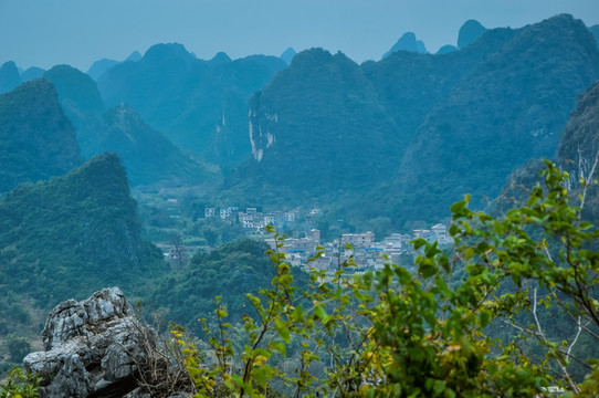 山峰景色