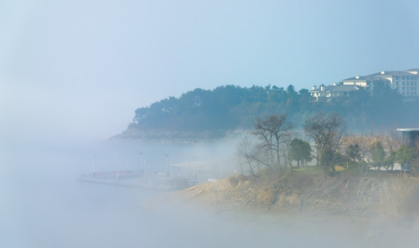 千岛湖的雾