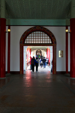南京 总统府 门 拱门