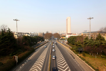 南京老照片 公路 街道