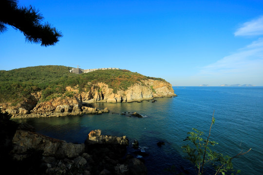 大连 海边风光 海岸线