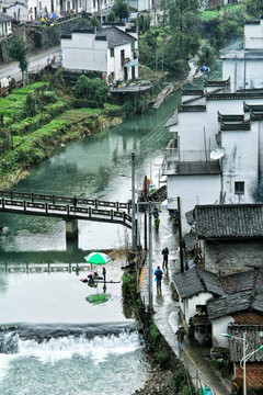 古村 古河道 古桥