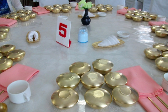 朝鲜铜质碗具