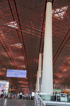 北北京T3航站楼巨型支柱