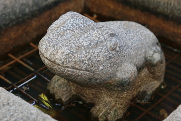 石雕青蛙