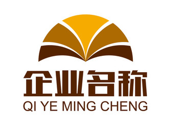 企业标志logo 书