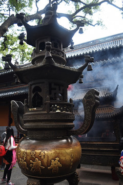 普陀山 普济禅寺 香炉