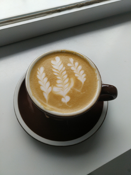 咖啡拉花 叶子
