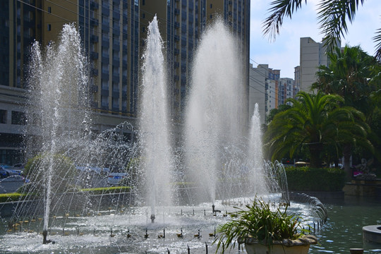 园林喷泉水景 景观园林喷泉