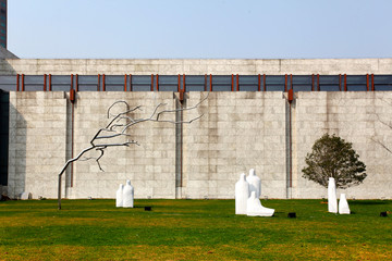 南京博物院 建筑 院墙 摄影