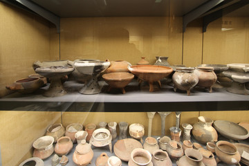 南京博物院 陶罐 陶瓷 雕刻