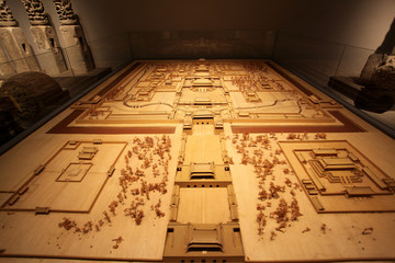 南京博物院 沙盘 古城复原