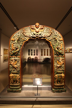 南京博物院 雕塑 琉璃构建