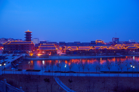 青州宋城夜景