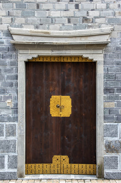 中式古建筑古民居宅院大门