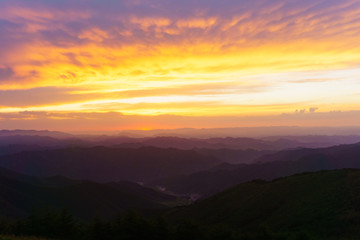 海坨山日落晚霞 （65）