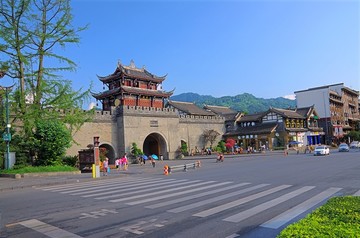 都江堰灌县古城