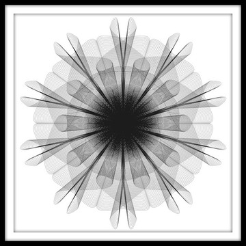 几何花纹装饰画