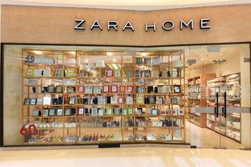 家纺店橱窗 家具专卖店
