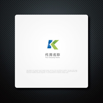 字母K k字母logo