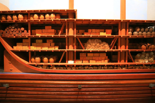 古代商船 模型