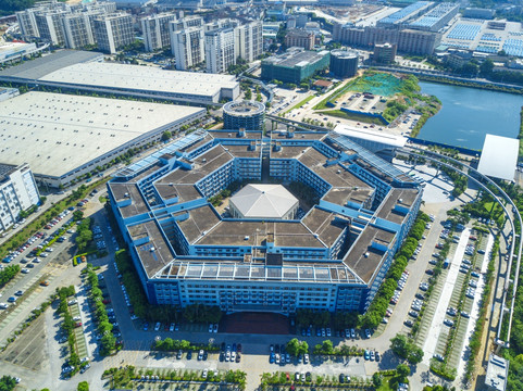 深圳比亚迪研发中心六角大楼