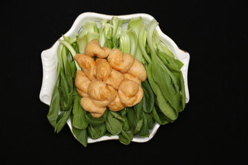 豆泡烧白菜