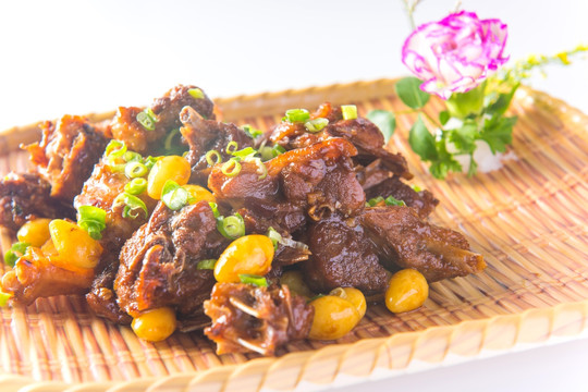 白果炒鸡
