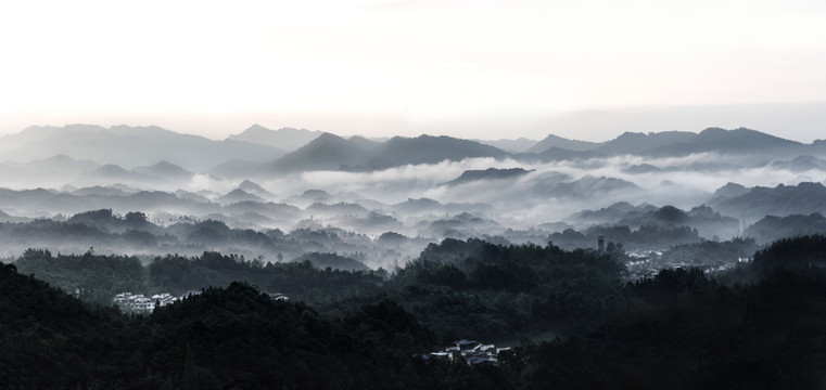 意境水墨山水 高清